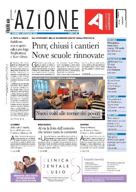 Prima pagina · N° 32 · Anno 2026